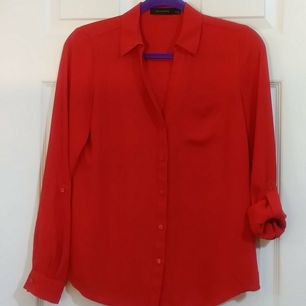 THE LIMITED Red Blouse